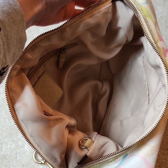 Coach Y2K AMAZING Condition Pink and Green Crescent Shoulder Bag - Picture 7 of 10